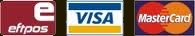 Accepted payment cards