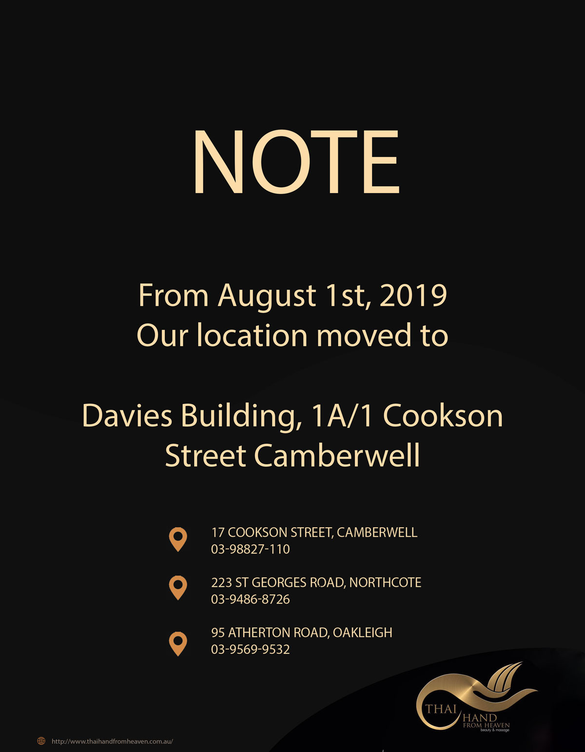 Location announcement
